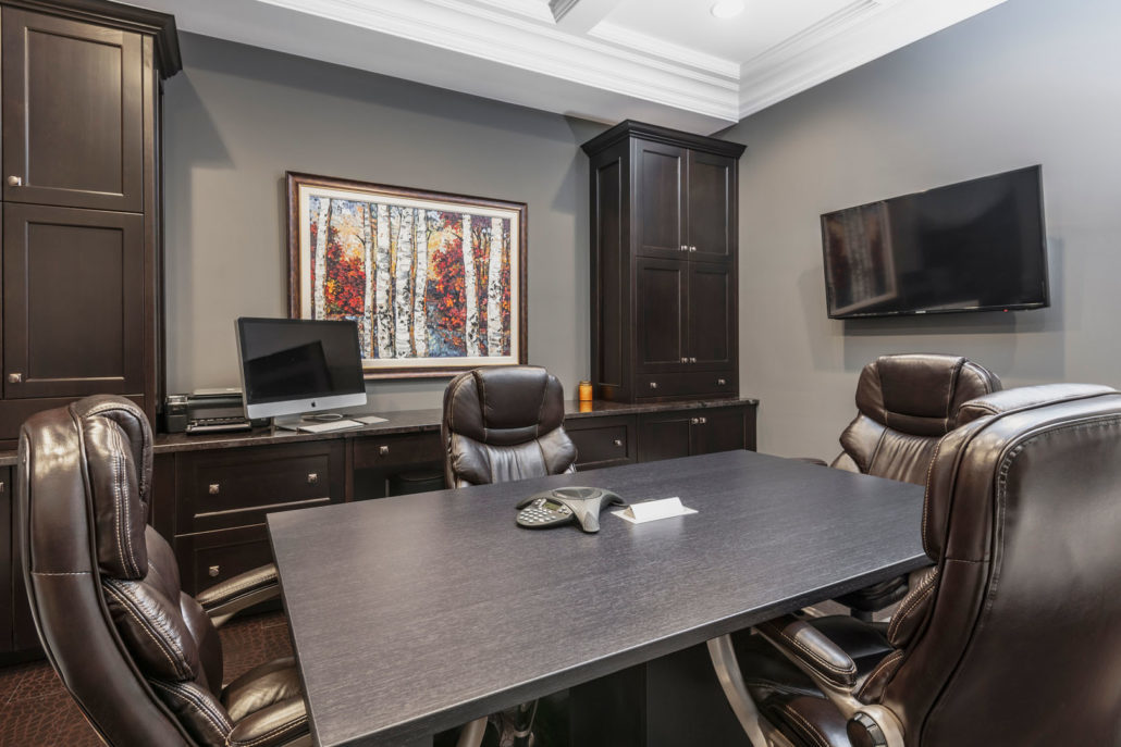 Custom Den and Office Millwork and Cabinetry in Edmonton, Alberta