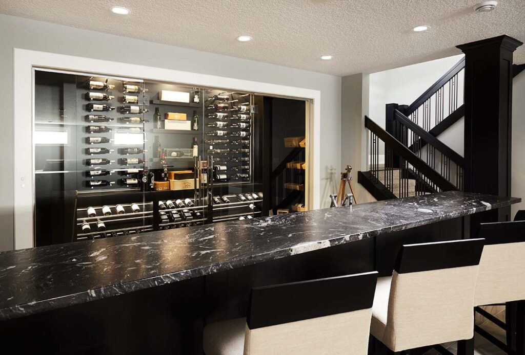Custom Bars, Wine Cellars, Wine Rooms, Dens Builders in Edmonton