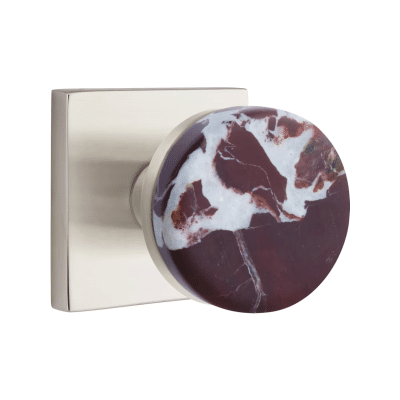 Conical Rosso Levanto Marble Knob