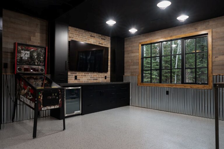 Black melamine, flat panel, melamine cabinets, flat panel cabinets, p723 melamine